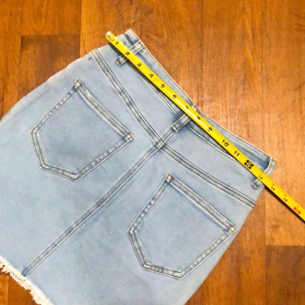 Amazon Essentials Light Wash Denim Mini Skirt | H… - image 4